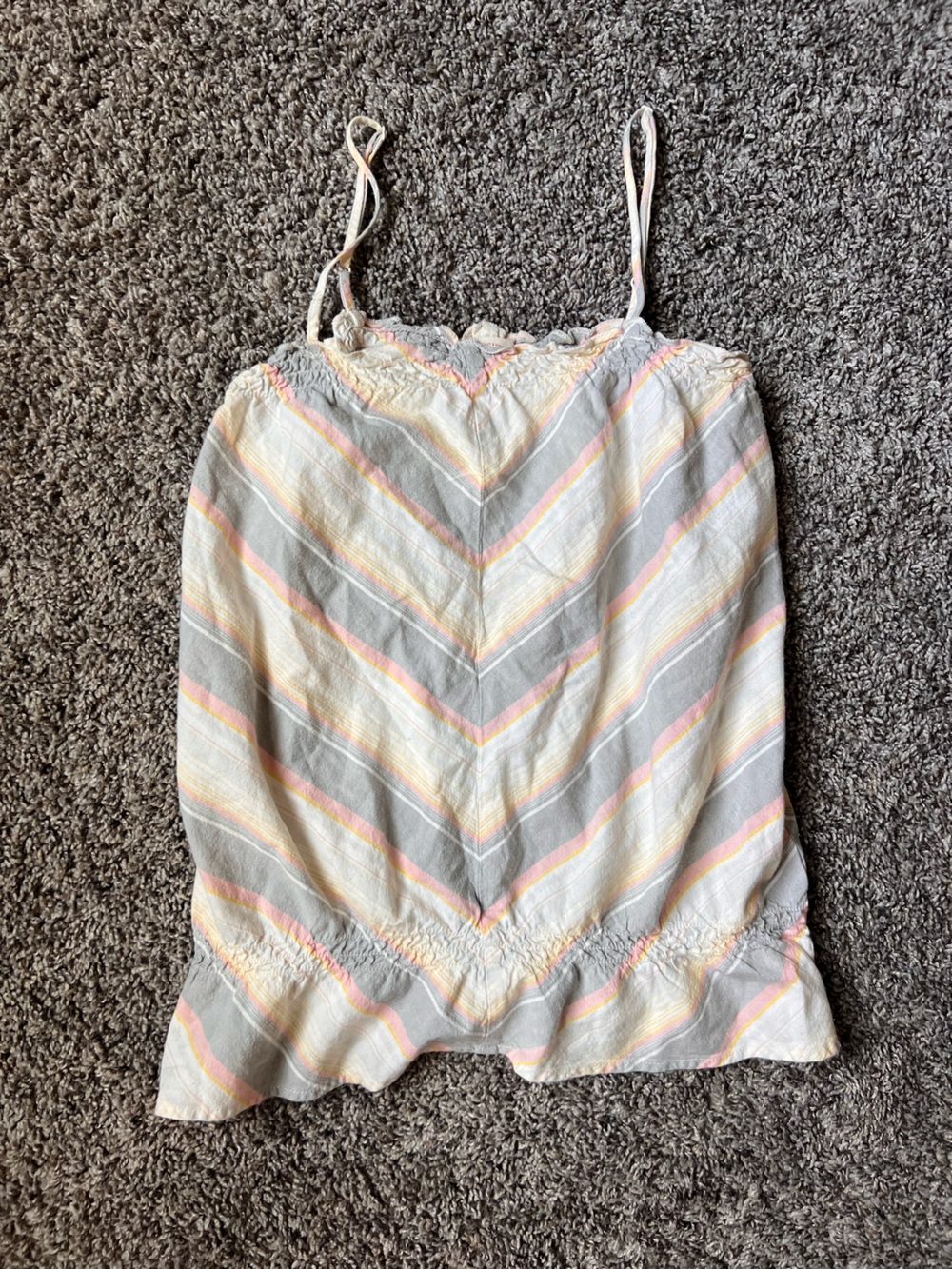 Mossimo Supply Co. Striped Mini Skirt in Pink, Gray & Cream